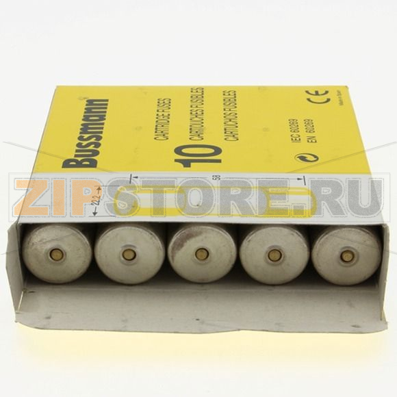 Предохранитель, 100 A, AC 500 В, 120 кА, 22x58 мм, gL/gG, IEC Eaton CYLINDRICAL FUSE 22x58 100A 