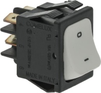 ДВУХПОЛЮСНЫЙ ВЫКЛЮЧАТЕЛЬ БЕЛЫЙ 16А 250В