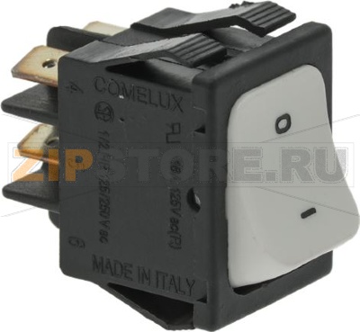 ДВУХПОЛЮСНЫЙ ВЫКЛЮЧАТЕЛЬ БЕЛЫЙ 16А 250В 