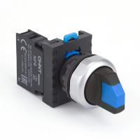 Переключатель, 2 положения, 1НЗ, IP65, без подсветки, синий Chint NP8-01X/226