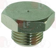 ЗАГЛУШКА ЛАТУННАЯ ХРОМИРОВАНАЯ 1/8" 