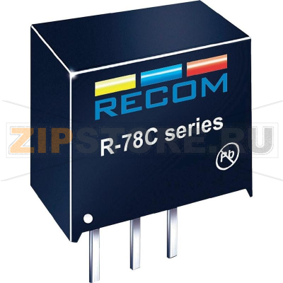 Преобразователь DC/DC, печатный монтаж, 12 В/DC, 1 A Recom R-78C12-1.0 