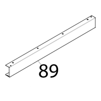 Profilo esterno inferiore porta Tecnoeka KF 1010 A UD