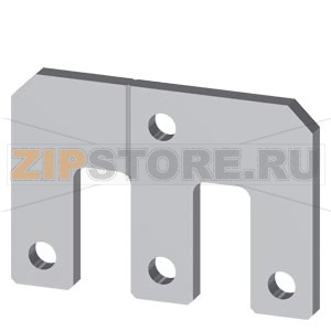 ПЕРЕМЫЧКА ПАРАЛЛЕЛЬНОГО ВКЛЮЧЕНИЯ 3-Х ПОЛЮСНЫЙ, БЕЗ ВВОДНОЙ КЛЕММЫ ДЛЯ КОНТАКТОРОВ ТИПОРАЗМЕР S10/S12 Siemens 3RT1966-4BA31 