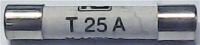 Micro fuse 6,3x32 25 AT P3