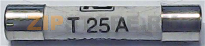 Micro fuse 6,3x32 25 AT P3 