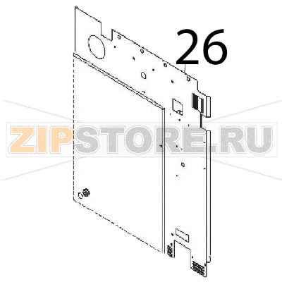 Insulation LH retainer Angelo Po FM1221E1 Insulation LH retainer Angelo Po FM1221E1Запчасть на деталировке под номером: 26