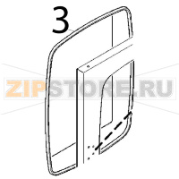 External glass gasket Angelo Po FM1221E1