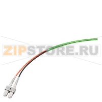 SIEMENS SIMATIC NET СТЕКЛОВОЛОКОННЫЙ КАБЕЛЬ ДЛЯ ПРОКЛАДКИ ПО ВОЗДУХУ GP 50/125, СОБРАННЫЙ С 2X2 SC СОЕДИНИТЕЛЯМИ, ДЛИНА 3 M Siemens 6XV1873-6DH30