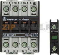 КОНТАКТОР BENEDIKT/JAGER K3-10ND01 RATIONAL 40.03.688S