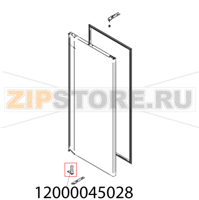 Петля дверная I-804 Abat ШХс-0,7-03 Петля дверная I-804 Abat ШХс-0,7-03Запчасть на деталировке под номером: 12000045028