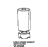Hold down weight with filter Unox XFT 133