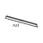 Ribbon shield plate /sus 304 1.0T Godex EZ-6300 plus