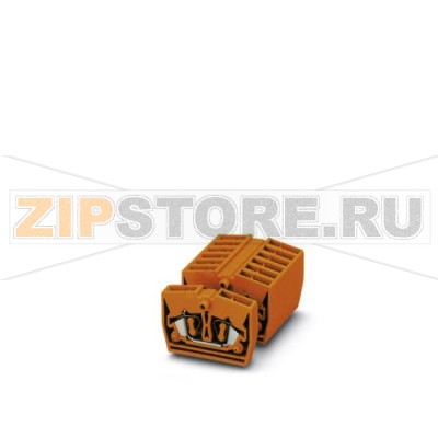 Проходные клеммы Phoenix Contact MZB 1,5-M OG Тип подключения: Пружинный зажим, Полюсов: 1, Сечение: 0,14 мм² - 2,5 мм², AWG: 26 - 14, Ширина: 5,2 мм, Высота: 22 мм, Цвет: oранжевый, Тип монтажа: Резьбовой монтаж.Минимальный заказ: 50 шт.Упаковка: 50 шт.