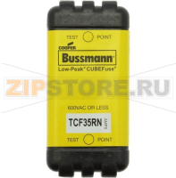 Предохранитель, 50 A, AC 600 В, DC 300 В, 300 кА, 26x29x55 мм, CF, J, 1P, UL, CSA, с задержкой Eaton