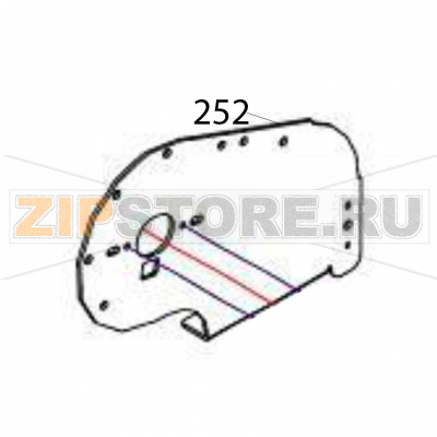 Ribbon frame (R) Sato SG112-ex Ribbon frame (R) Sato SG112-exЗапчасть на деталировке под номером: 252Название запчасти на английском языке: Ribbon frame (R) Sato SG112-ex.