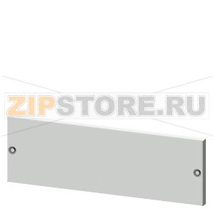 SIVACON S4 Base compartment cover Degree of protection IP40 Height 200 mm Width 600 mm Siemens 8PQ2020-6BA34 