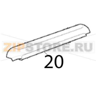 Front liner Scotsman AC 56 Front liner Scotsman AC 56Запчасть на деталировке под номером: 20