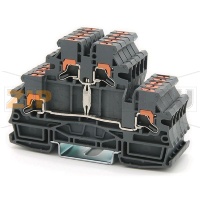 Клемма проходная Push-in, красная CHIKU RPITT 2,5-PV RD