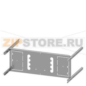 SIVACON S4 EBS SENTRON 3VA 3VA12 (250 A) 4-pole Mounting position horizontal Plug-in base, Insert Number of switches 1 Height 200 mm device holder Width 600 mm Branch heights 200, 300mm Siemens 8PQ6000-8BA06 