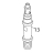 Central shaft Fagor FI-80