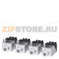 wire connector with control wire voltage tap-off 4 units accessory for: 3VA5 250 Siemens 3VA9234-0JG12