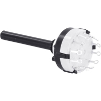 Переключатель поворотный 0.35 А, 6x30°, 6 позиций TRU Components TC-DS2X6L