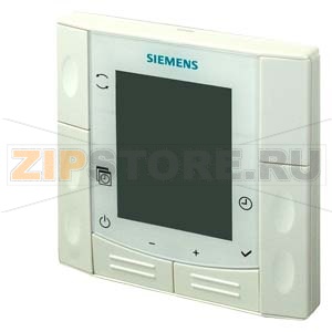 RDE410 - Контроллеры комнатной температуры с дисплеем для полуутопленного монтажа Siemens RDE410 