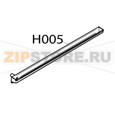 Appliance drip tray with 12mm drain Convotherm OES 6.10 Appliance drip tray with 12mm drain Convotherm OES 6.10Запчасть на деталировке под номером: H005