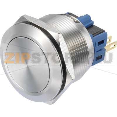Кнопка 250 В/AC, 3 А, 1 x вкл/вкл, с фиксацией, IP65, 1 шт TRU Components GQ25-11/S 