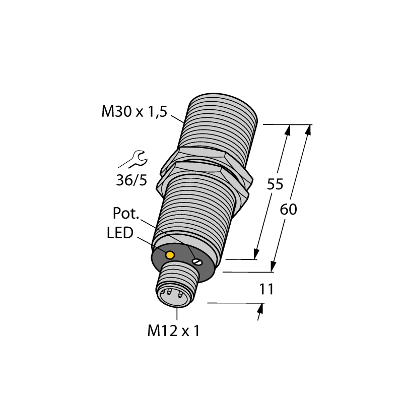 Датчик емкостный Turck BC10-M30K-AP4X-H1141 