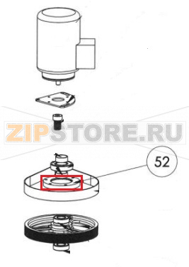 Supporto Albero Rinvio Sigma SL 80      Supporto Albero Rinvio Sigma SL 80Запчасть на сборочном чертеже под номером: 52Название запчасти Sigma на итальянском языке: Supporto Albero Rinvio Sigma SL 80