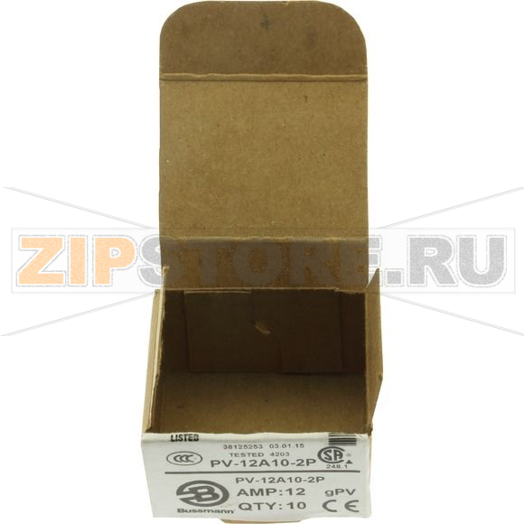Предохранитель, 12 A, DC 1000 В, 50 кА, IEC 60269-6 type A, 10x38 мм, gPV, UL PV, IEC UL Eaton 1 