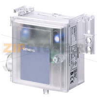 QBM3120-1U - Датчик перепада давления в воздуховоде, -50 ... 50 Па, DC 4 ... 20 мА Siemens QBM3120-1U