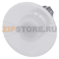 АКТУАТОР ГРИБОВИДНОЙ КНОПКИ С ВОЗМОЖНОСТЬЮ ПОДСВЕТКИ, 22MM, КРУГЛ., ГЛЯНЦЕВЫЙ МЕТАЛЛ, КНОПКА БЕЛАЯ, 60MM, БЕЗ ФИКСАЦИИ, С МАРКИРОВКОЙ ЛАЗЕРОМ, ВЕРХНИЙ РЕГИСТР Siemens 3SU1051-1CD60-0AA0-Z&nbsp;Y11