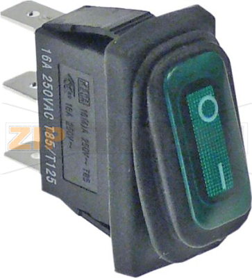 1-POLE SWITCH BRIGHT GREEN 