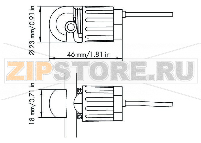 Power tap; without fuse; 10 mm (8 AWG) - 16 mm (6 AWG); N-conductor Wago 855-8004 ?Short description:These voltage taps (855 Series) easily and safely tap the measurement voltage.This allows a fuse-protected measurement voltage to be tapped from an insulated conductor with just one turn – no tools required.Features:Safely tap the measurement voltage with just one turnTool-free assemblySecure mountingVoltage taps (855-8001 and 855-8003) include a (5 x 25) mm 2 A fuseFor insulated conductors up to 16 mm? (6 AWG)Cable length: 3 m...
