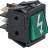 2-Х ПОЛЮСНЫЙ КНОПОЧНЫЙ ПЕРЕКЛЮЧАТЕЛЬ, 16 А, 250 В, ЗЕЛЕНЫЙ - 2-Х ПОЛЮСНЫЙ КНОПОЧНЫЙ ПЕРЕКЛЮЧАТЕЛЬ, 16 А, 250 В, ЗЕЛЕНЫЙ