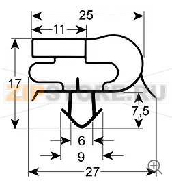 УПЛОТНЕНИЕ 650х570ММ 