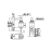Кнопка, 1 шт TRU Components TC-DT151SW - Кнопка, 1 шт TRU Components TC-DT151SW