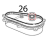 Cuscinetto a rullini Scotsman MF 46 WS