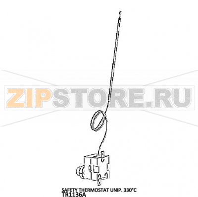 Safety thermostat unip. 330°C Unox XV 893 Safety thermostat unip. 330°C Unox XV 893Запчасть на деталировке под номером: 185Название запчасти на английском языке: Safety thermostat unip. 330°C Unox XV 893