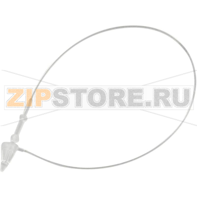 Стяжка кабельная 127 мм, серая, 1 шт TRU Components ST-127TB 