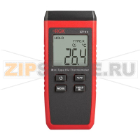 Комплект: термометр CT-11 с поверкой, поверхностный зонд TR-10S RGK 779722