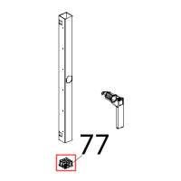 Tappo estetico colonnina porta Unox XBC 604P