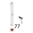 Tappo estetico colonnina porta Unox XBC 604P