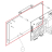 Supporto scheda pontenza IM6-IM9 RC/LM 6/23 Imesa LM 14        