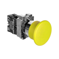 Кнопка управления, 1НЗ, IP40, без подсветки, желтая Chint NP2-EC52