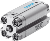 Пневмоцилиндр компактный Festo ADVU-25-20-P-A