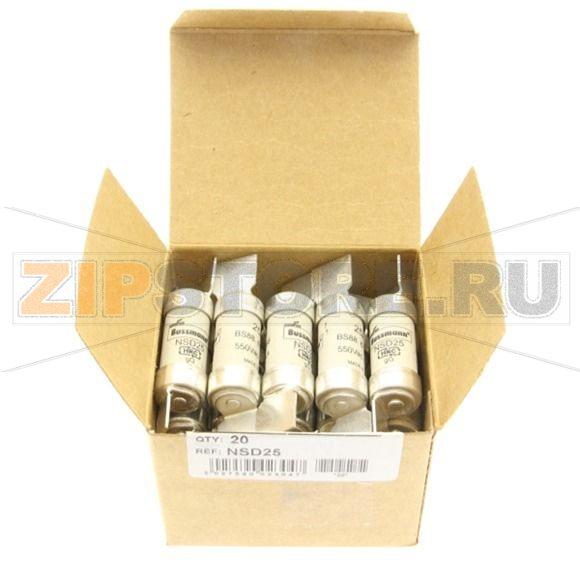 Предохранитель, 2 A, AC 550 В, 80 кА, BS88/F1, 14x59 мм, gL/gG, BS Eaton 2AMP 550V AC BS88 FUSE 